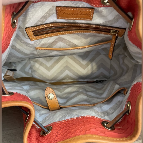 Dooney & Bourke Python Embossed Bucket Bag - Picture 7 of 10